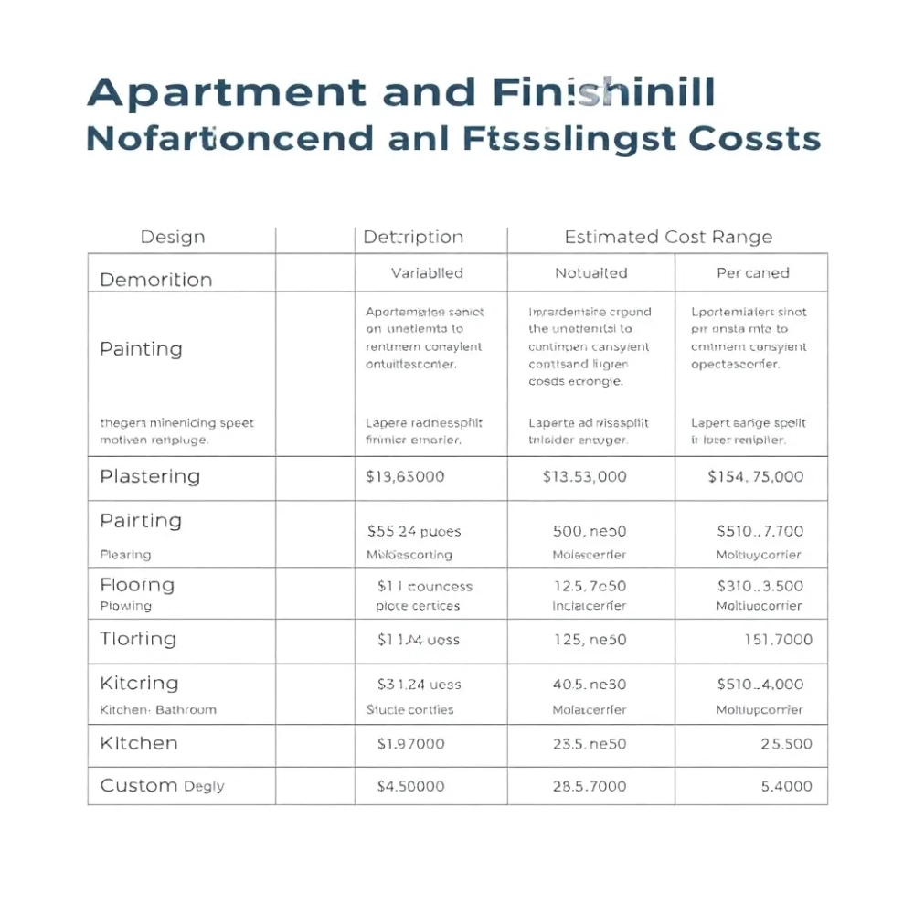 cennik remontów i wykończeń mieszkań