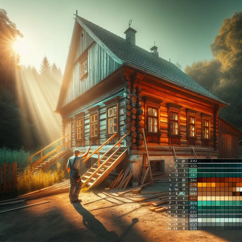 jak wyremontować stary dom drewniany