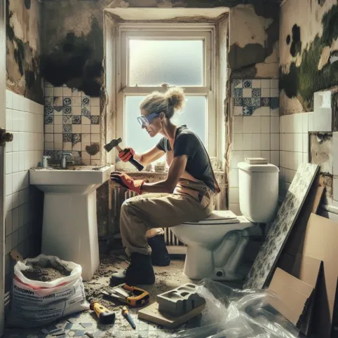 Jak przetrwać remont łazienki