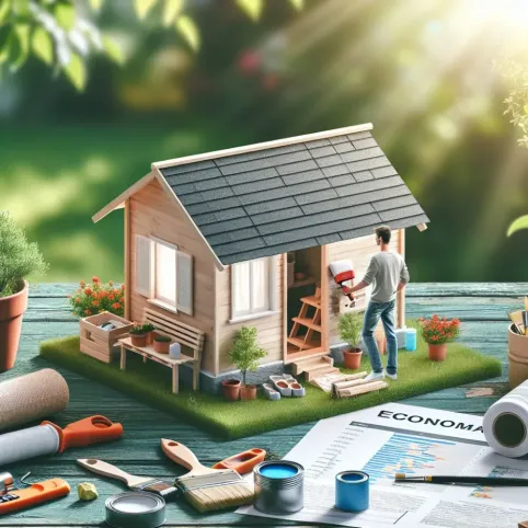 Jak tanio wyremontować domek na działce