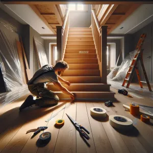 Jak zabezpieczyć schody drewniane przed remontem