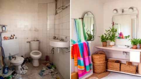 Metamorfoza łazienki bez remontu
