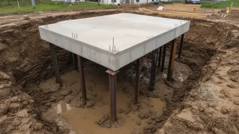 Płyta fundamentowa na palach