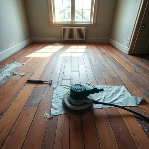 Remont podłogi w kamienicy